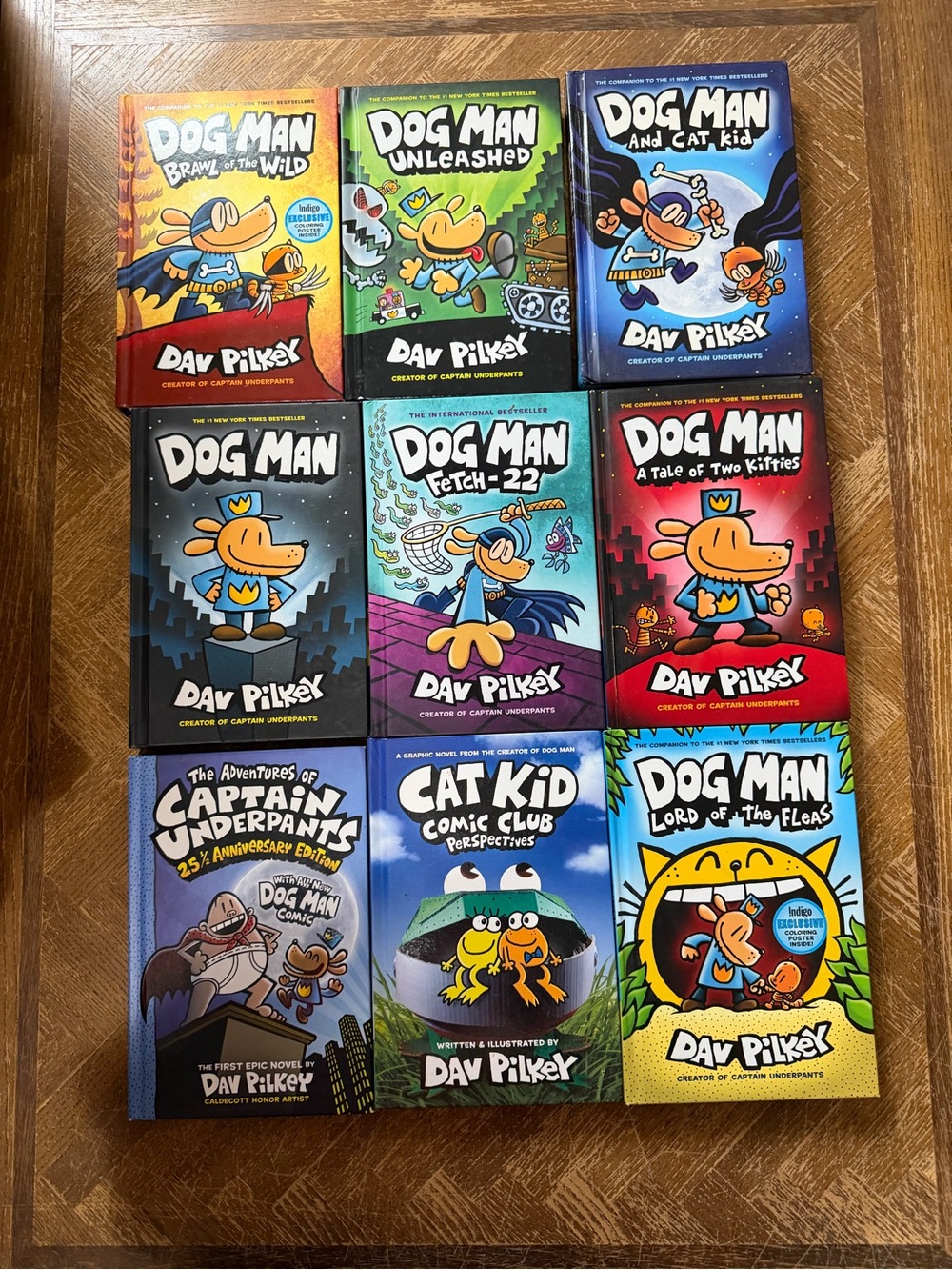 Dog Man, Cat Kid, Captain Underpants Books